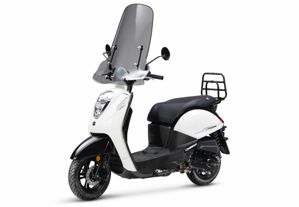 Sym Mio I Premium Scooter Wit Kopen Of Leasen Scootercenternederland Nl