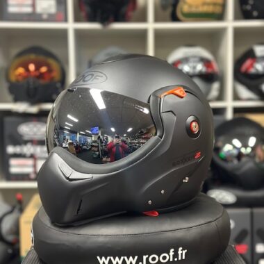 Roof Boxxer 2 Mat Grijs Maat L + Spiegel Vizier