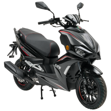 GTS Sportivo Glossy Black/Red 45KM Versie 2026 E5+