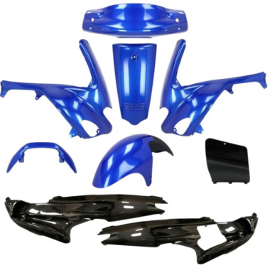 Kappenset Origineel Model Blauw/Zwart 9-Delig Gilera Runner 50/125/180